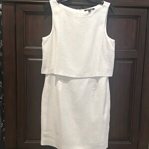 Gianni Bini White dress size 10 EUC  worn once